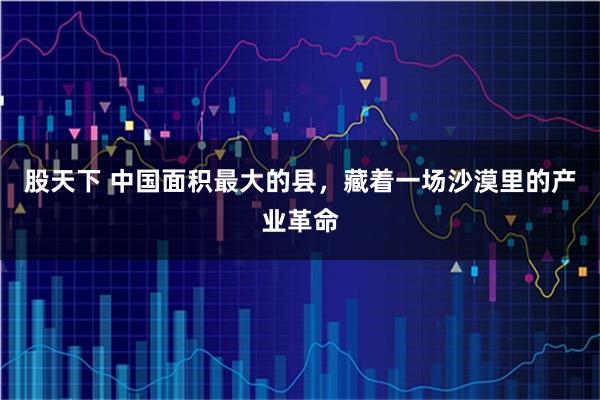 股天下 中国面积最大的县，藏着一场沙漠里的产业革命